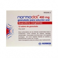 NORMODOL EFG 400 MG 12...