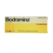 BIODRAMINA 50 MG 4 COMPRIMIDOS